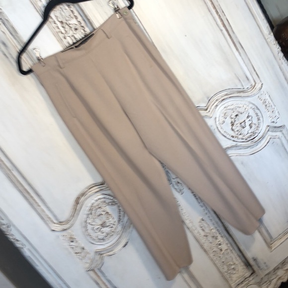 Fabrizio Gianni Stretch for High Comfort Neutral Trousers Size 8 - Picture 2 of 10